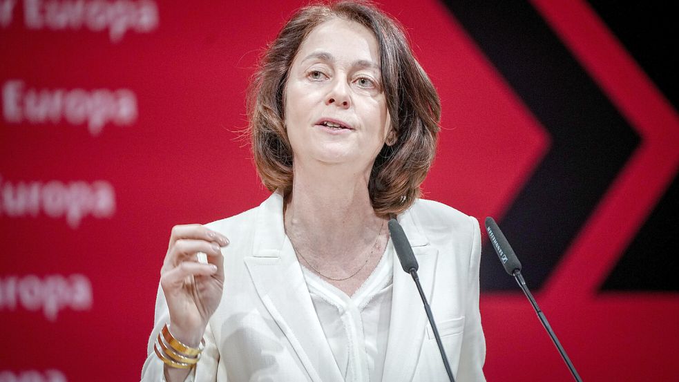 Die SPD-Spitzenkandidatin für die Europawahl, Katarina Barley. Foto: dpa/Kay Nietfeld