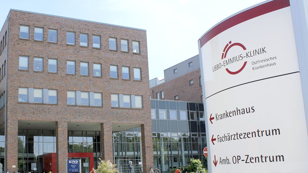 Die Auricher Ubbo-Emmius-Klinik. Foto: Karin Böhmer