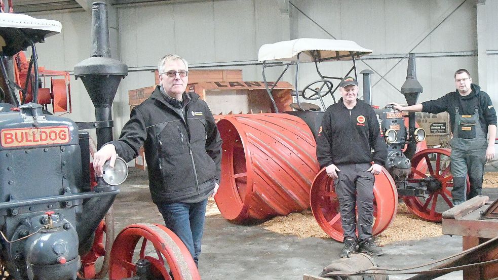 Die Organisatoren Karl-Heinz Neemann (von links), Tino Meyer und Wilke Neemann. Foto: Gerd-Arnold Ubben