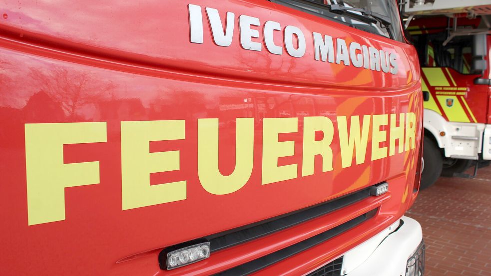 Die Feuerwehr Wiesmoor fuhr einen Einsatz in der Nacht, um einen Baum von einer Straße zu holen. Foto: Romuald Banik