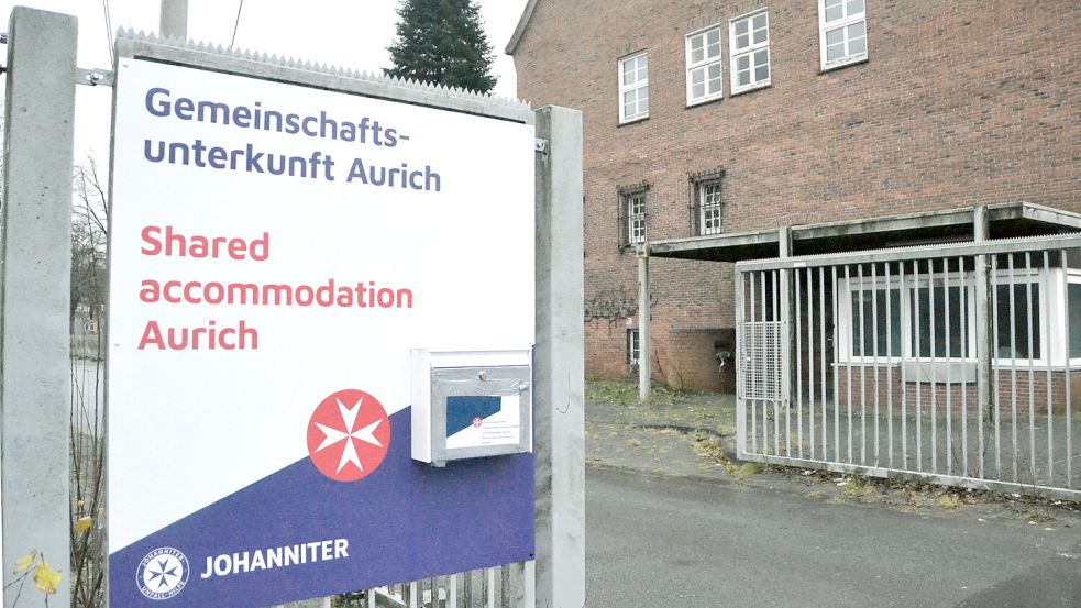 In der ehemaligen Auricher Kaserne sind derzeit fast 650 Flüchtlinge untergebracht. Foto: Aiko Recke