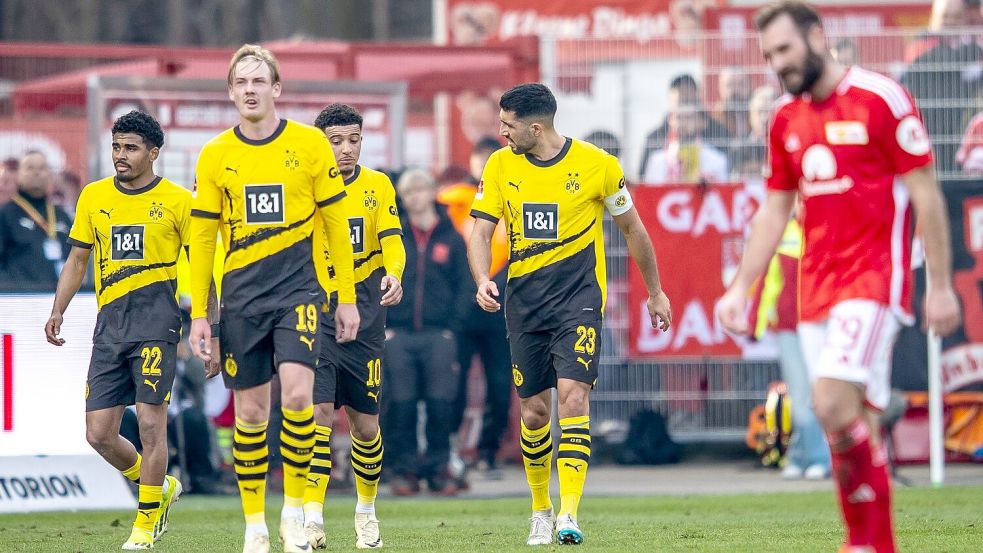 Karim Adeyemi sorgte für den ersten Dortmunder Treffer beim Auswärtserfolg in Berlin. Foto: Andreas Gora/dpa