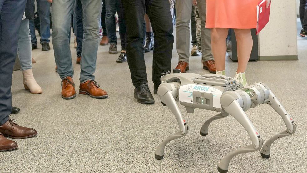 Der Hund der Zukunft: ein Roboter-Vierbeiner für die eigenen vier Wände. Foto: Helmut Vortanz