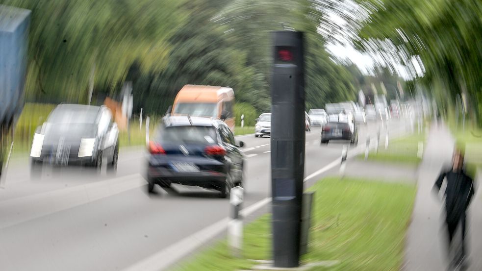 Die stationäre Messanlange an der Leerer Landstraße in Aurich übertrifft alles.