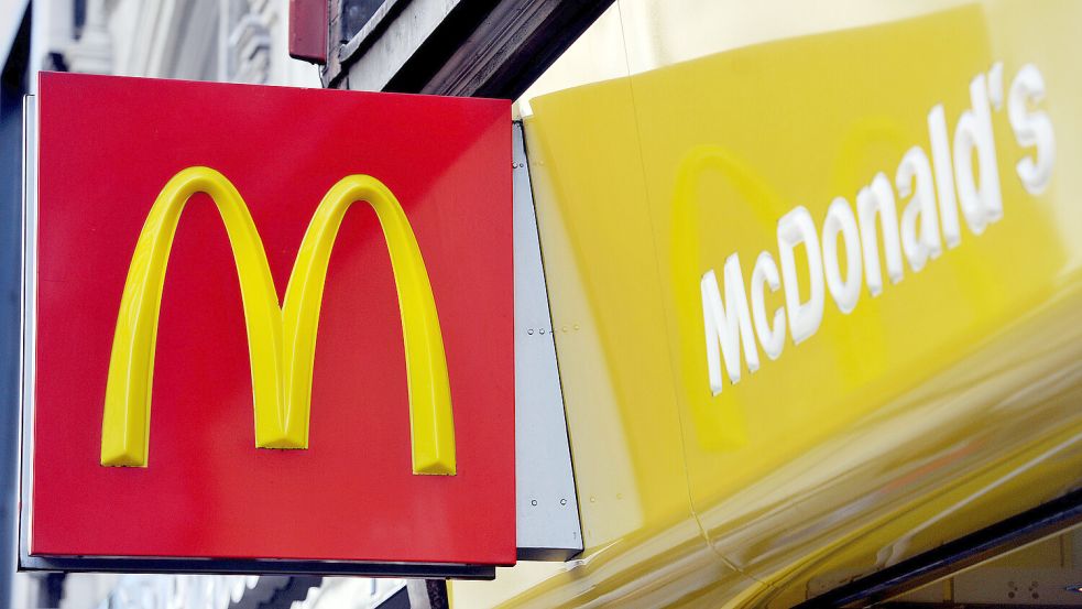 Das McDonald’s-Logo an der Fassade einer Londoner Filiale.Foto: Nick Ansell/PA Wire/DPA