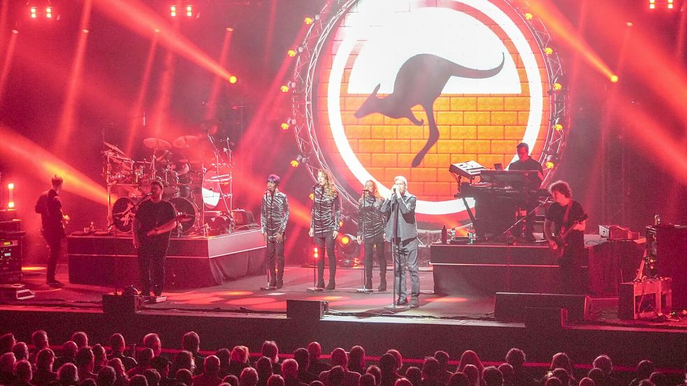 Blick auf die Bühne mit der Australian Pink Floyd Show. Fotos: Helmut Vortanz