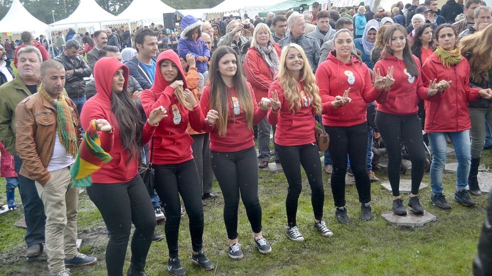 Doch auch andere Standorte, die das Fest in Aurich schon hatte - wie hier das Große Sett im Jahr 2015 - waren gut besucht. Foto: Aiko Recke