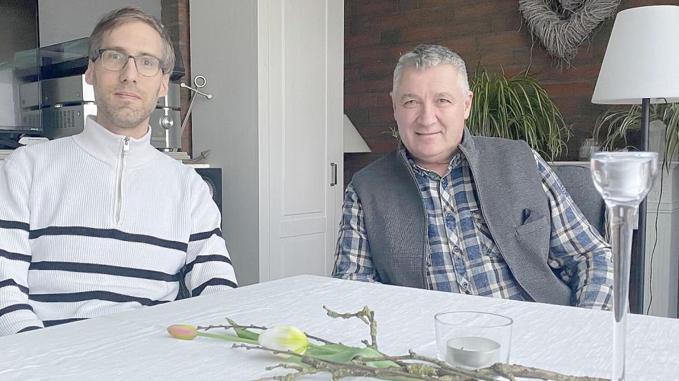 Sascha Wilts (links) und Berthold Lübben führen den neu gegründeten SPD-Ortsverein Südbrookmerland. Foto: Holger Janssen