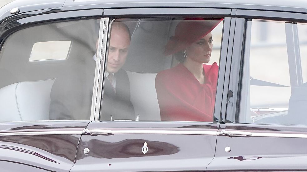 Prinzessin Kate und Prinz William haben sich für die vielen Genesungswünsche bedankt. Foto: dpa/PA Wire/Jonathan Brady