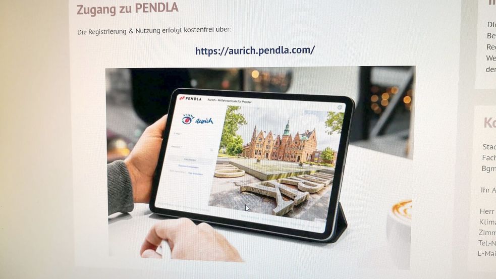 Interessierte können sich über die Internetseite der Stadt beim Portal registrieren. Foto: Karin Böhmer