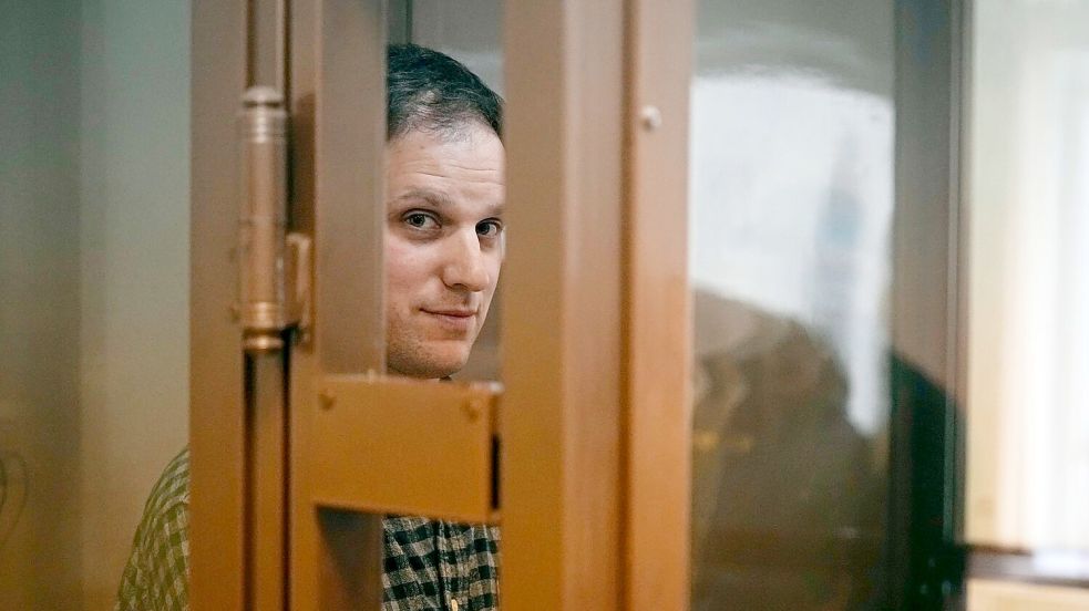 Moskau wirft Evan Gershkovich Spionage vor. Foto: Alexander Zemlianichenko/AP/dpa