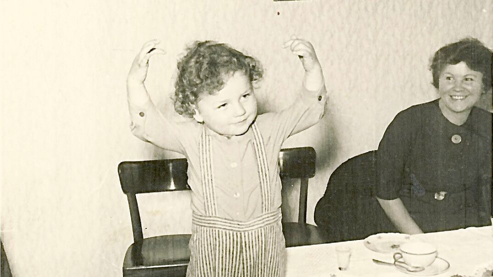 Der Moment, als Hansa als Dreijähriger ein Lied vorgetragen hat, wurde fotografisch festgehalten. Foto: privat