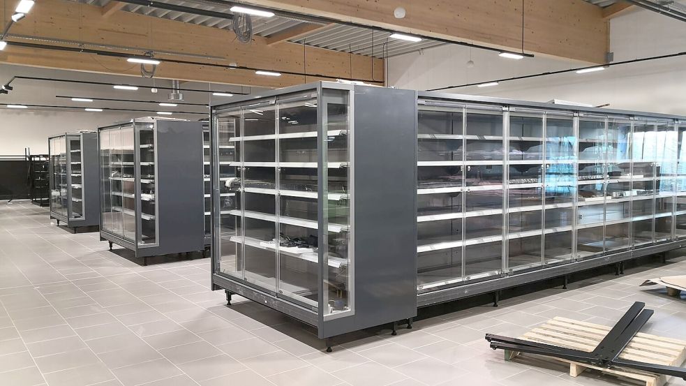 Hier werden die gekühlten Produkte unterkommen. Foto: Karin Böhmer