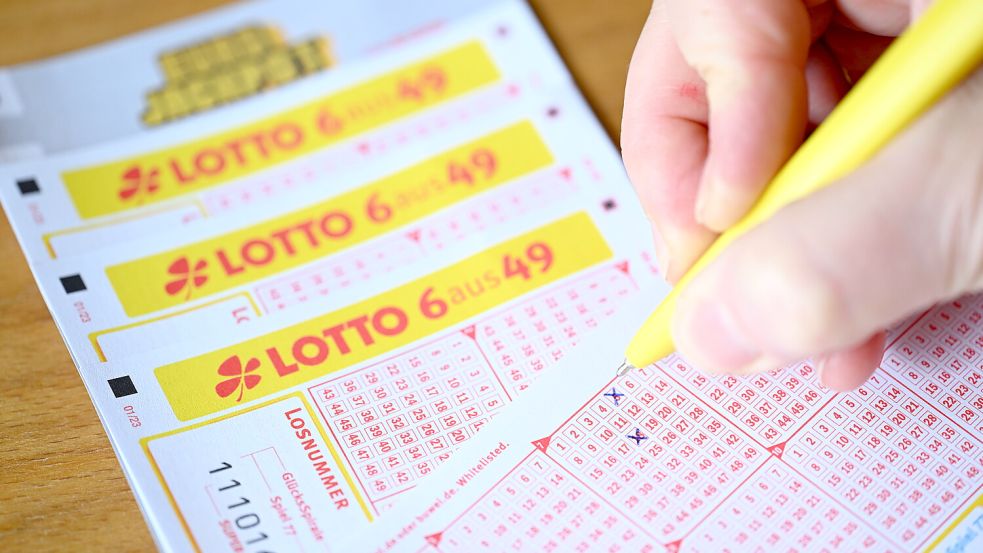 Ein Spielteilnehmer aus Emden war beim Lotto erfolgreich. Foto: DPA