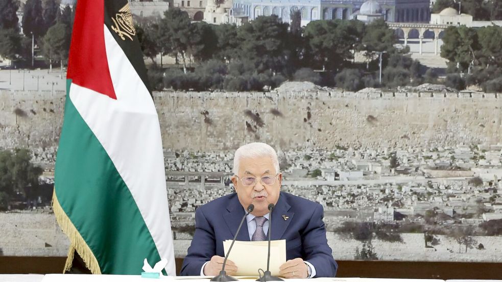 Palästinenserpräsident Mahmud Abbas. Foto: Thaer Ganaim/Zuma/dpa