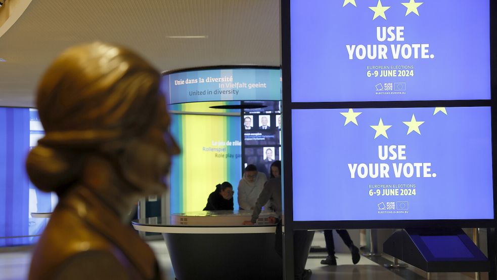 Die Europawahl findet vom 6. bis 9. Juni 2024 statt. Foto: dpa/AP