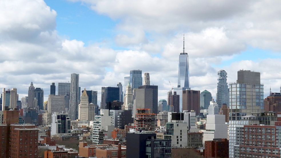 Manhattan Skyline nach dem Erdbeben. Foto: IMAGO / UPI Photo