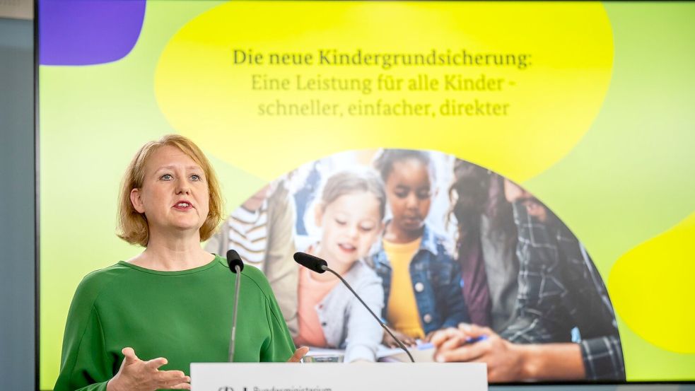 An den Plänen von Familienministerin Lisa Paus zur Kindergrundsicherung gibt es Kritik aus der FDP (Archivbild). Foto: Michael Kappeler/dpa