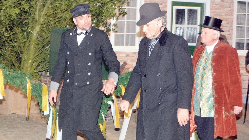Szenen aus dem Stück aus dem Jahr 2018 „Steerns över Timmel“. Foto: Gerd-Arnold Ubben