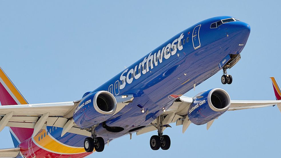Eine Boeing 737 von Southwest Airlines ist wegen eines Defekts ausgefallen. Foto: IMAGO/ZUMA Wire