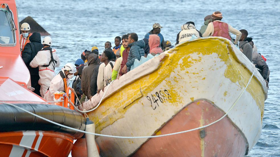 Ziel Europa: Migration auf den Kanaren. Foto: picture alliance/dpa/Europapress