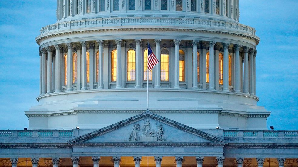 Blick auf die Kuppel des Kapitols in Washington. Foto: Patrick Semansky/AP/dpa