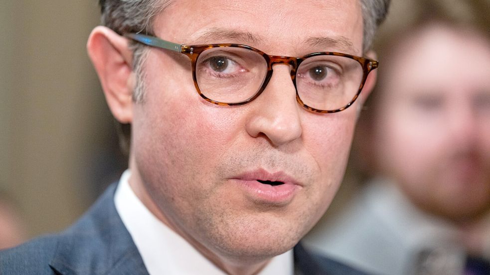 Der Sprecher des US-Repräsentantenhauses, Mike Johnson, machte den Weg für die Militärhilfe für die Ukraine frei. Foto: Imago Images / UPI Photo / Annabelle Gordon