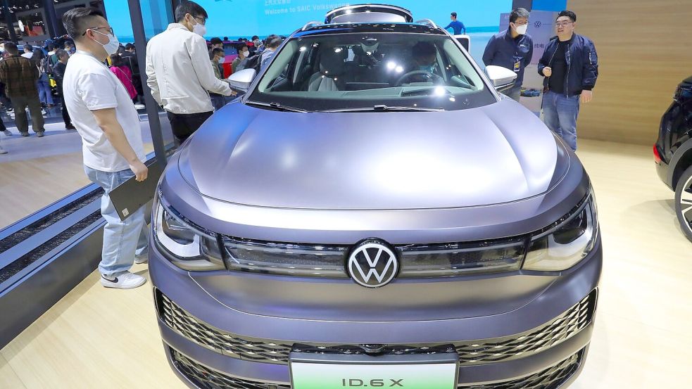 In China entwickelt sich der Markt rasant in Richtung smarter Elektroautos. Im ersten Quartal hat der Volkswagen Konzern in China nach eigenen Angaben 693.600 Fahrzeuge an Kunden ausgeliefert. Foto: Fang Zhe/XinHua/dpa