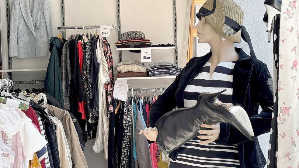 Die Dekoration im Pop-up-Store ist ziemlich professionell.