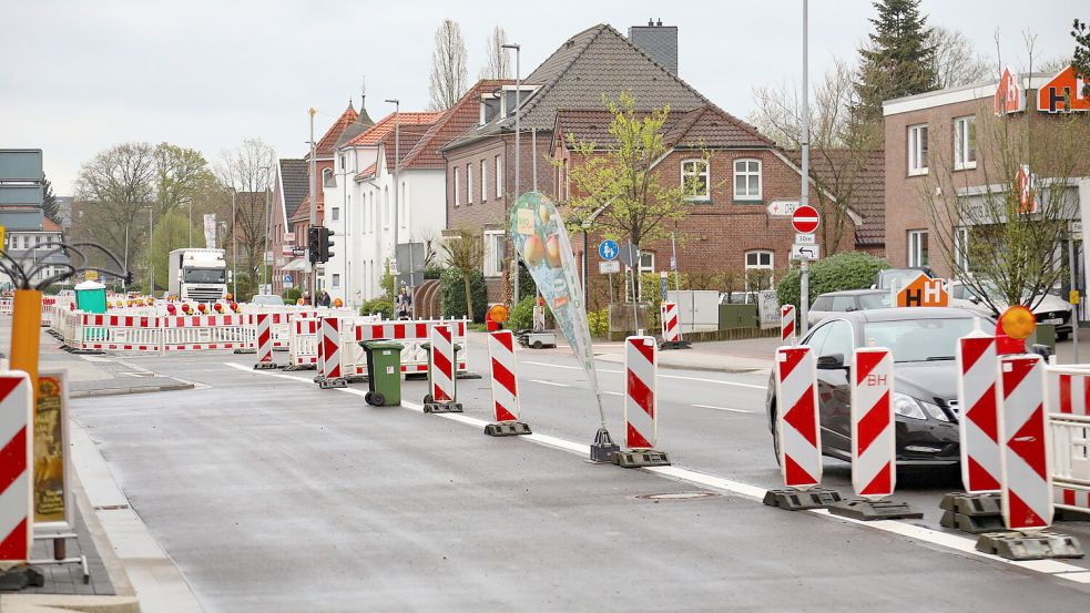Am Mittwoch wird die Sperrung der Fockenbollwerkstraße aufgehoben. Foto: Romuald Banik