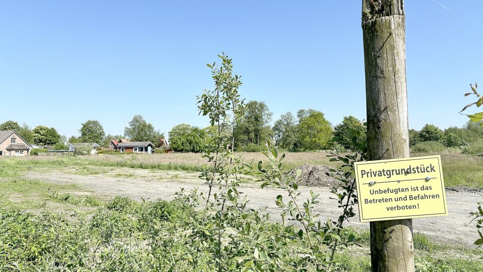 Einer brachliegenden Fläche an der Wiegboldsburer Riede könnte durch das Feriengebiet neues Leben eingehaucht werden. Foto: Holger Janssen