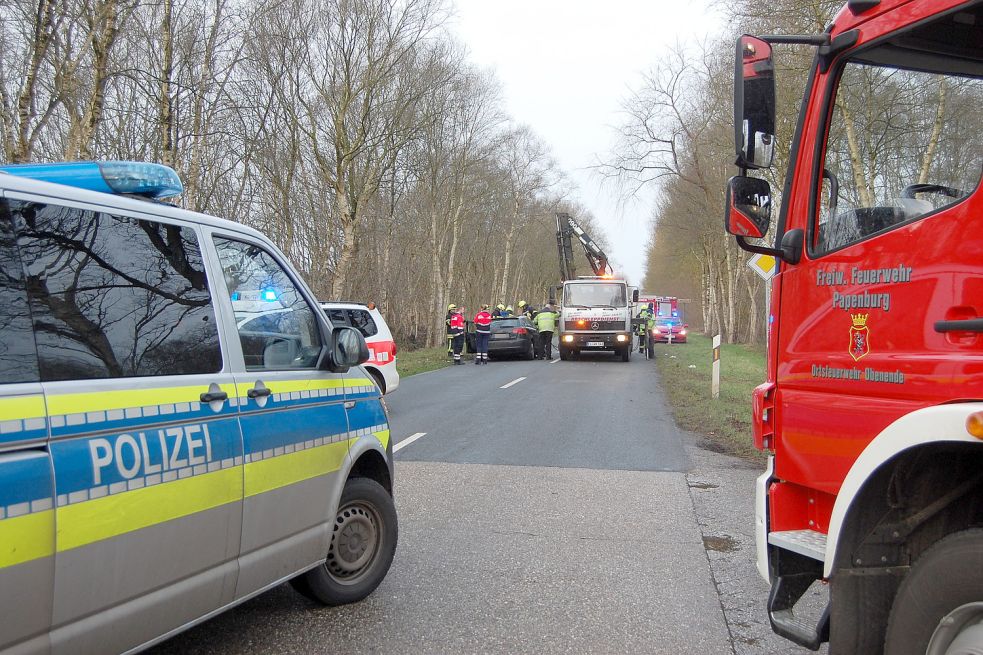 Die Gronewoldstraße musste gesperrt werden.