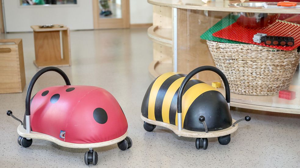 Mit solchen Flitzern wie auf diesem Symbolbild sind auch Ihlower Krippenkinder unterwegs. Die Eltern müssen für die Betreuung künftig in Ihlow wahrscheinlich mehr zahlen, sagt der Ihlower Bürgermeister. Foto. Romuald Banik