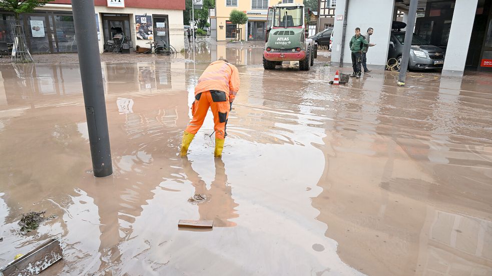 Das Hochwasser in Süddeutschland hat zwei weitere Todesopfer gefordert. Foto: dpa/Bernd Weißbrod