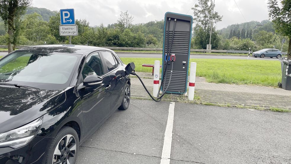 Die erste Ladung bei Remscheid - in Gedanken bei Thorsten Legat. Foto: Malte Goltsche