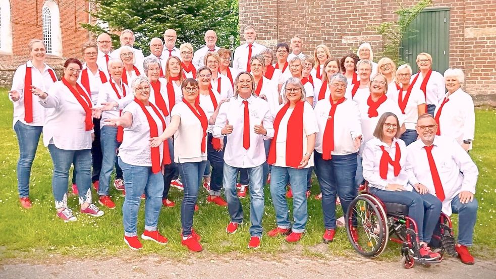 Der Victorburer Gospelchor in seiner aktuellen Besetzung. Foto: privat