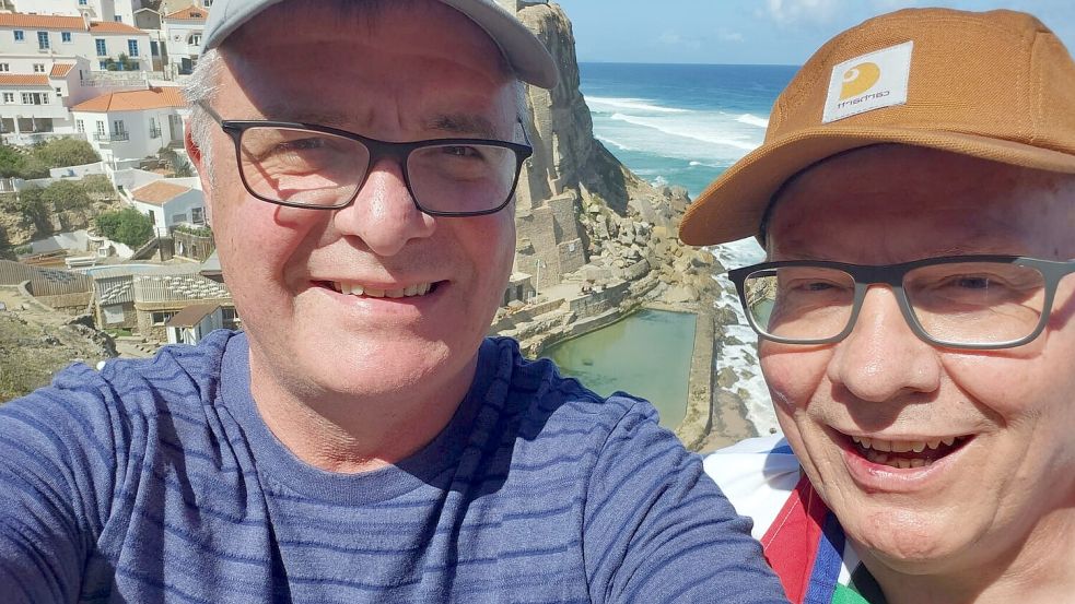 Reinhold Henß (rechts) und sein Mann sind unzertrennlich. Was ihn mit Blick aufs Altwerden nachdenklich macht. Foto: Reinhold Henß