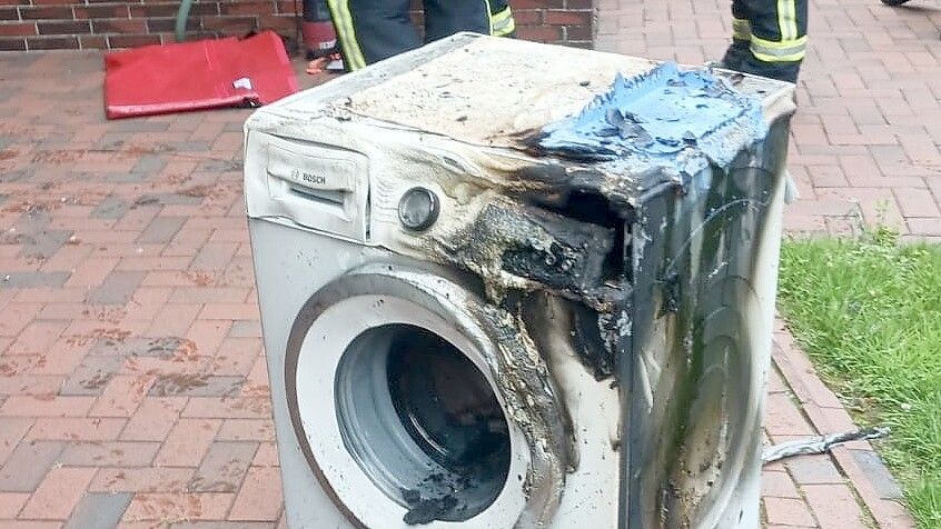 In Dietrichsfeld war eine Waschmaschine in Brand geraten. Foto: Heiko Meyer