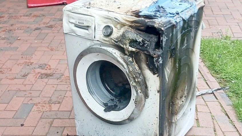 In Dietrichsfeld war eine Waschmaschine in Brand geraten. Foto: Heiko Meyer