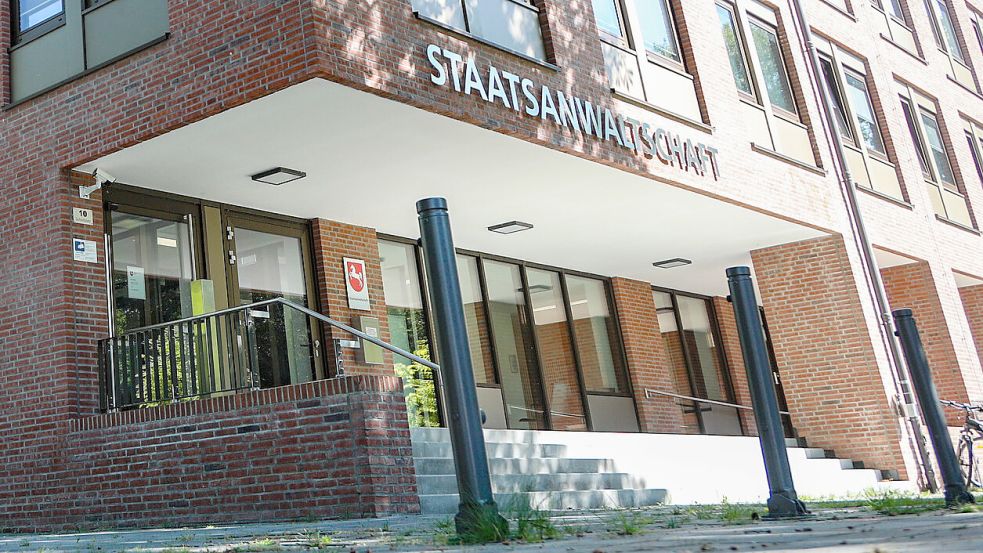 Die Staatsanwaltschaft Aurich, hier der neue Haupteingang, ermittelt in einem Tötungsdelikt. Foto: Romuald Banik