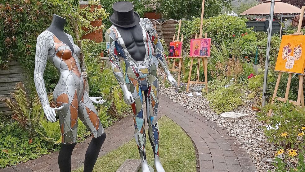 Auch im vergangenen Jahr wurde Kunst im Kulturgarten ausgestellt. Foto: privat