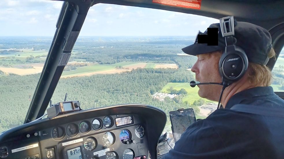 Berufspilot Timo Krabiell wird die Gäste über Münkeboe fliegen. Foto: privat