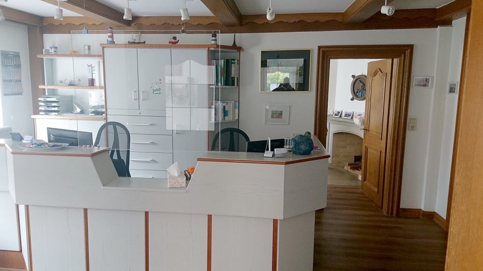 Ein Blick ins Innere der Praxis. Hier werden die Patienten empfangen. Foto: privat