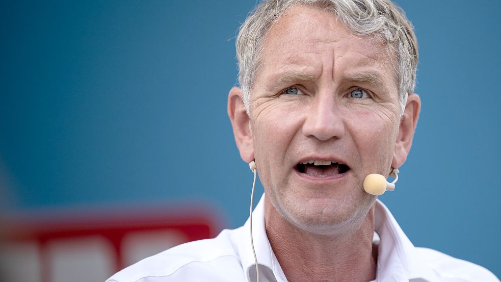 AfD-Wahlkampf in Thüringen Foto: dpa/Hannes P Albert