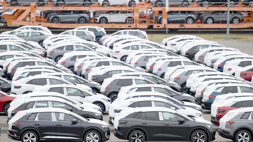 Absatzknick bei E-Autos: Nach Wegfall des Umweltbonus gingen die Verkaufszahlen steil nach unten. Foto: dpa/Hendrik Schmidt