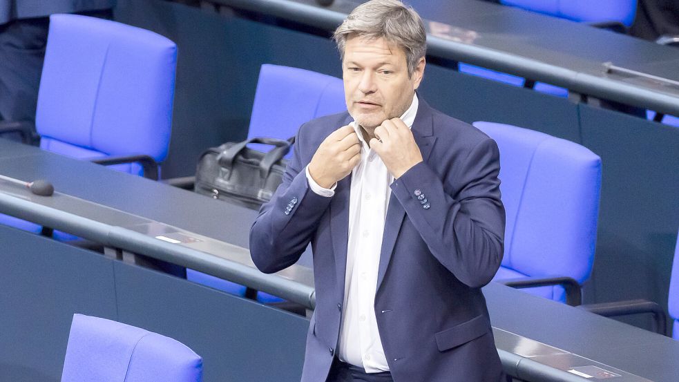 Ein Delmenhorster hatte Wirtschaftsminister Robert Habeck bei Facebook als Idiot betitelt. Habeck zeigte ihn an. Foto: Christoph Soeder / dpa