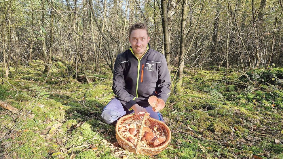 Robert Latta sammelt Pilze, um vom Alltag abzuschalten. Foto: Mette Andresen