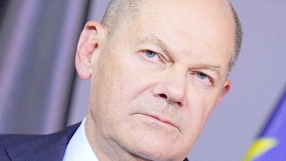 Beispiellose Offenheit: Kanzler Scholz bei seinem Statement zum Koalitionsbruch Foto: dpa/Michael Kappeler/