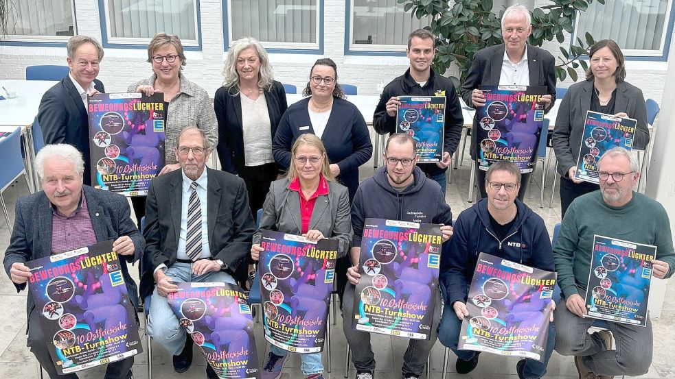 Die Organisatoren und Sponsoren der Ostfriesischen Turnshow.