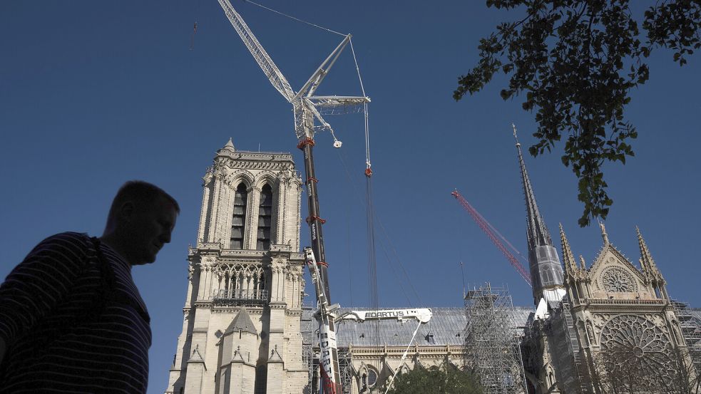 Die frisch restaurierte Notre-Dame öffnet am 7. Dezember ihre Pforten. Foto: dpa/Louise Delmotte